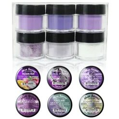 Aurora Borealis Colored Acrylic Powder Collection (Remix series)