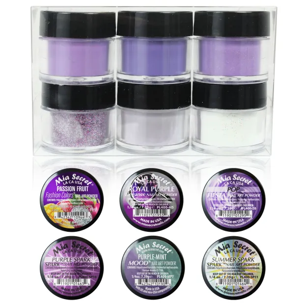 Aurora Borealis Colored Acrylic Powder Collection (Remix series)