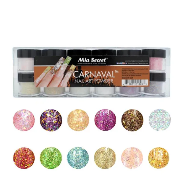 Carnaval Nail Art Powder Collection (12PC)