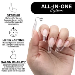 Coffin Gel Tips Kit