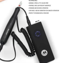 Cordless Rechargeable Pro-Speed Professional Nail Drill