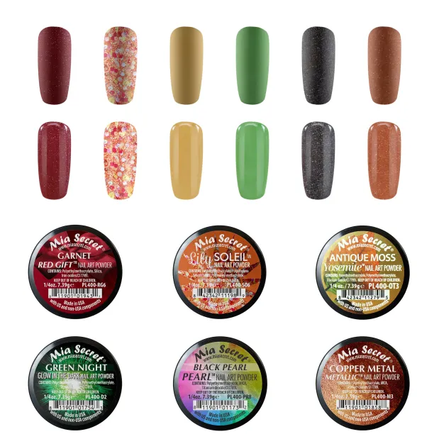 Fall themed Acrylic Powder Collections (6PC)