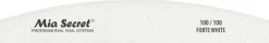 Forte White Halfmoon Nail File (singles)