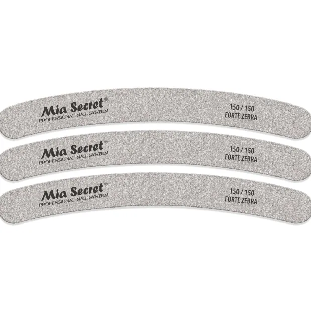 Forte Zebra Curve Nail File 150/150 Green Center