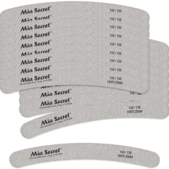 Forte Zebra Curve Nail File 150/150 Green Center 50 Pack