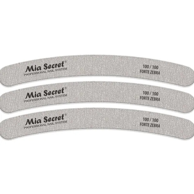 Forte Zebra Curve Nail File 100/100 Pink Center