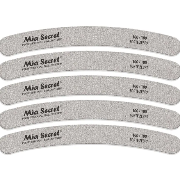Forte Zebra Curve Nail File 100/100 Pink Center