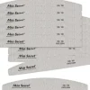 Forte Zebra Halfmoon Nail File 180/180 Blue Center 50 Pack