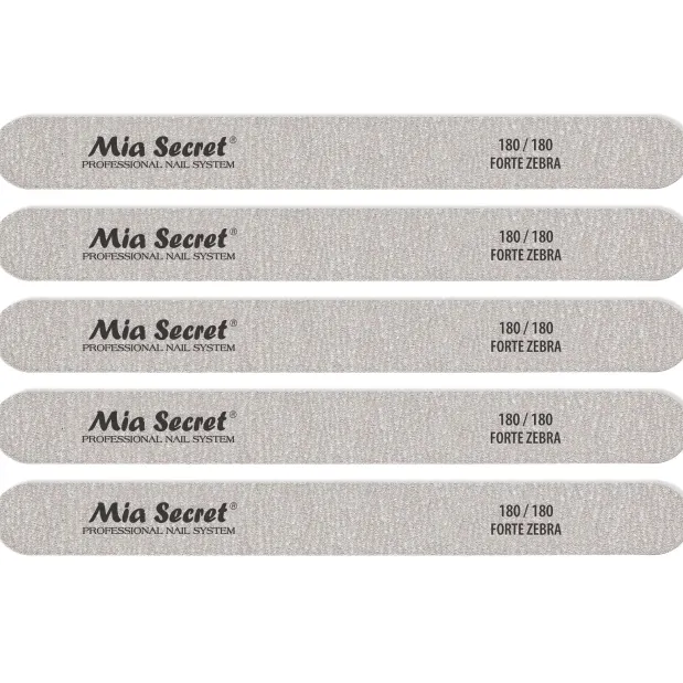 Forte Zebra Straight Nail File 180/180 Blue Center
