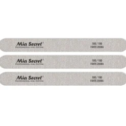 Forte Zebra Straight Nail File 180/180 Blue Center