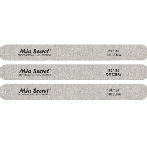Forte Zebra Straight Nail File 180/180 Blue Center