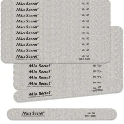 Forte Zebra Straight Nail File 150/150 Green Center 50 Pack
