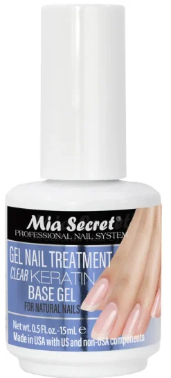Gel Nail Treatment (Keratin Base & Top Gel)