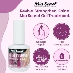 Gel Nail Treatment (With Vitamin E & Calcium)