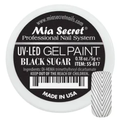 Gel Paint Black Sugar