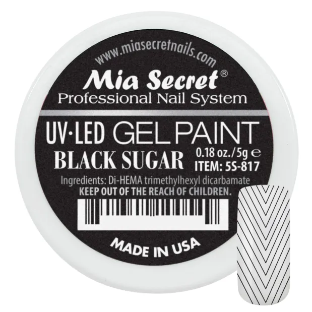 Gel Paint Black Sugar