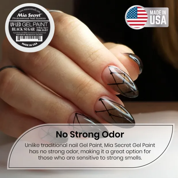 Gel Paint Black Sugar