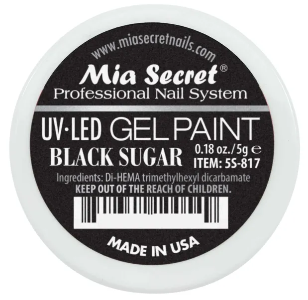 Gel Paint Black Sugar