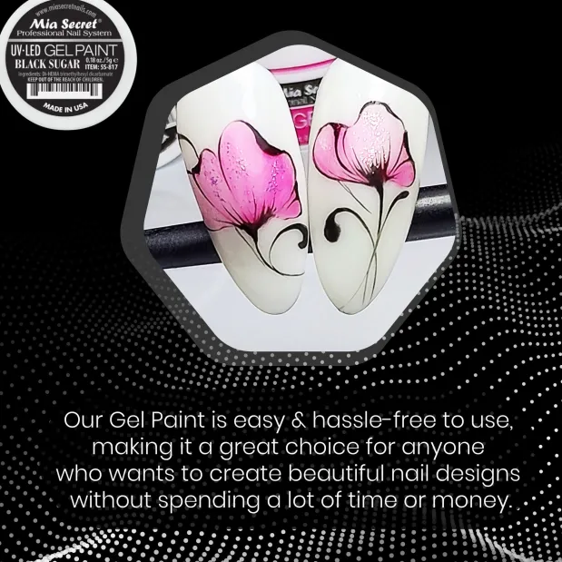 Gel Paint Black Sugar