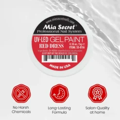 Gel Paint Red Dress