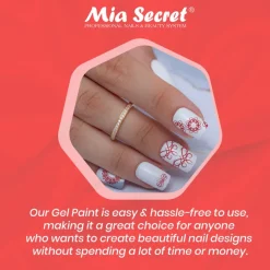 Gel Paint Red Dress
