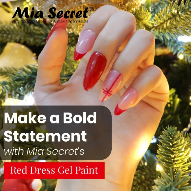 Gel Paint Red Dress