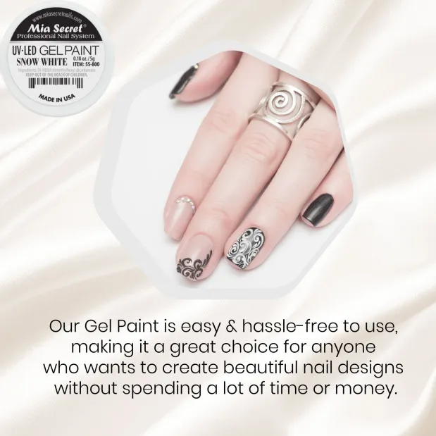 Gel Paint Snow White