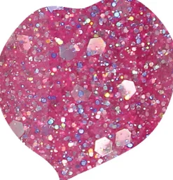 Gelux Gel Polish Pink Glitter
