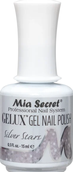 Gelux Gel Polish Silver Stars
