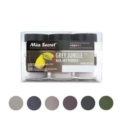 Grey Jungle Nail Art Powder Collection