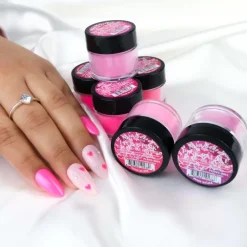 I Love Pink Nail Art Powder Collection (6PC)