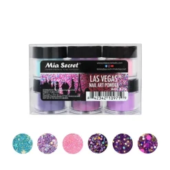 Las Vegas Nail Art Powder Collection (6PC)