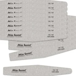 Mia Secret Forte Zebra Diamond Nail File Green Center 50 pack