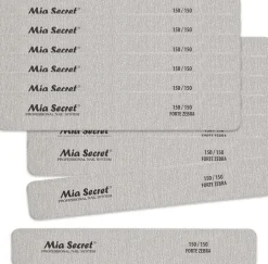 Mia Secret Forte Zebra Jumbo Nail File Green Center 50 pack