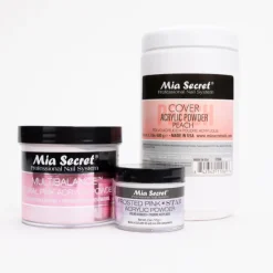 Mia Selects (Cover Peach 1.5 lbs, Frosted Pink STAR Powder 2oz., Multibalance Natural Pink 8 oz.)