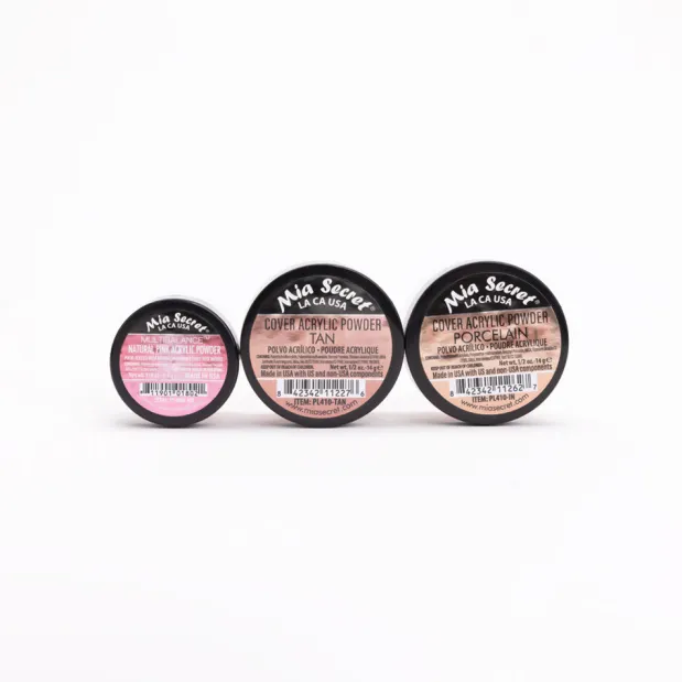 Mia Selects (Cover Porcelain 1/2 oz., Cover Tan 1/2 oz., Multibalance Natural Pink 1/4 oz.)