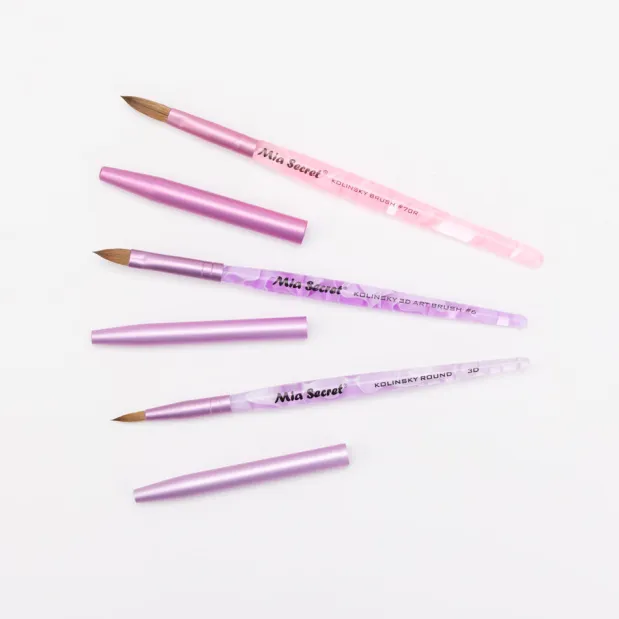 Mia Selects (Kolinsky Nail Brush 7 OR, Kolinsky Nail Brush 06 3D, Kolinsky Nail Brush ROUND 3D))