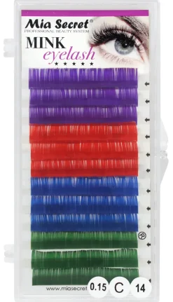 Mink Eyelash Color Mix Extensions