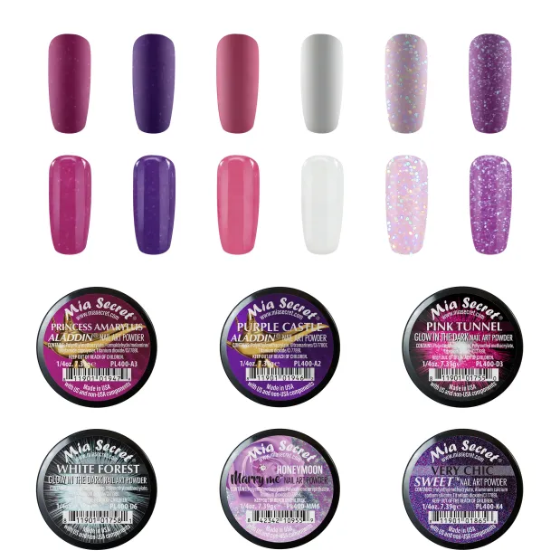 New Year Colored Acrylic Powder Collection (Remix series)