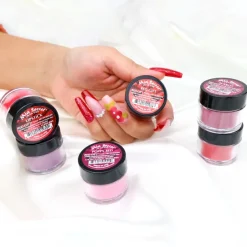 Red Gift Nail Art Powder Collection (6PC)