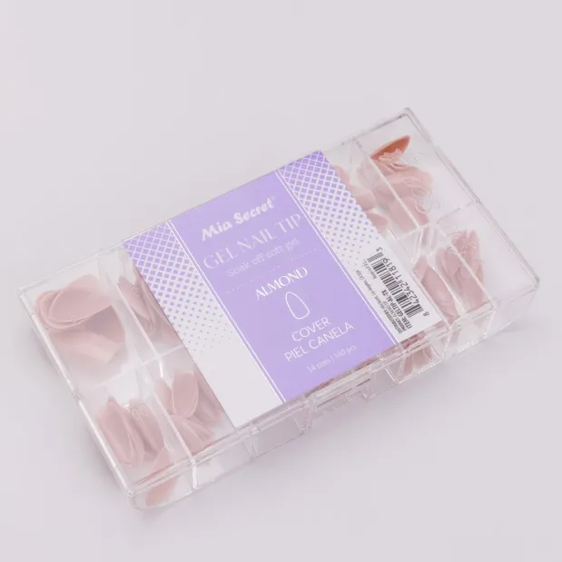 Soak off Soft Gel Nail Tip Cover Piel Canela