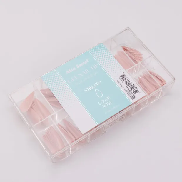 Soak off Soft Gel Nail Tip Cover Rose