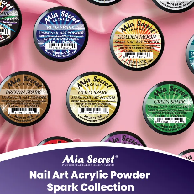 Spark Nail Art Powder Collection (12PC)
