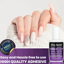 STRONGJET NAIL GLUE (Brush-On 8g and 1/2 oz.)