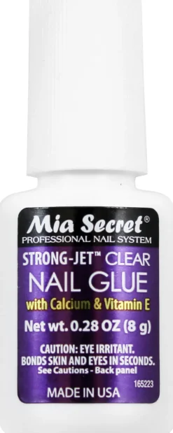 STRONGJET NAIL GLUE (Brush-On 8g and 1/2 oz.)