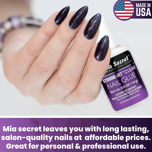 STRONGJET NAIL GLUE (Brush-On 8g and 1/2 oz.)