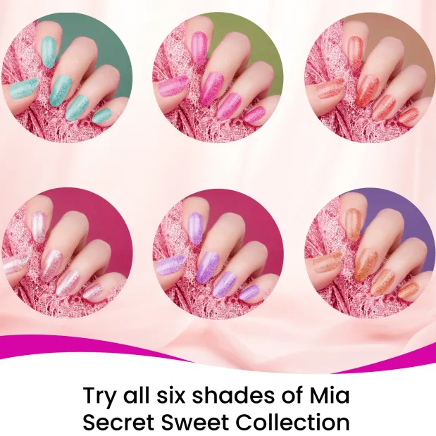Sweet Nail Art Powder Collection (6PC)