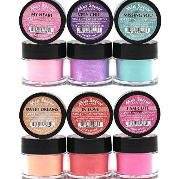 Sweet Nail Art Powder Collection (6PC)