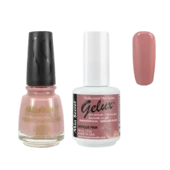The Match (Gelux and French Manicure Combo) Antique Pink