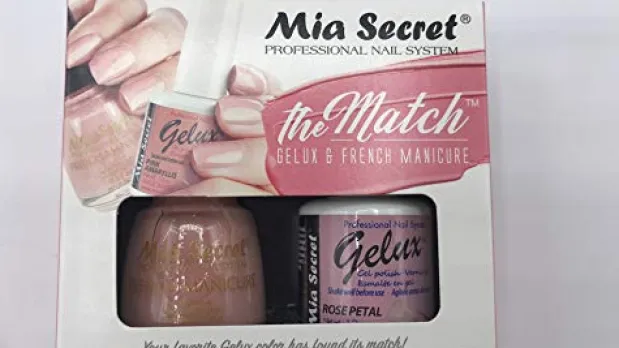 The Match (Gelux and French Manicure Combo) Rose Petal